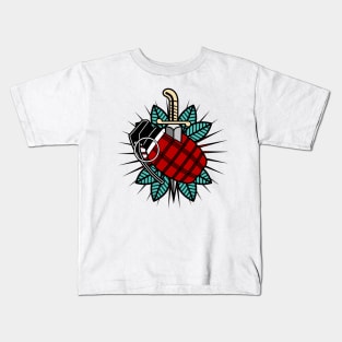 Grenade Tattoo Kids T-Shirt